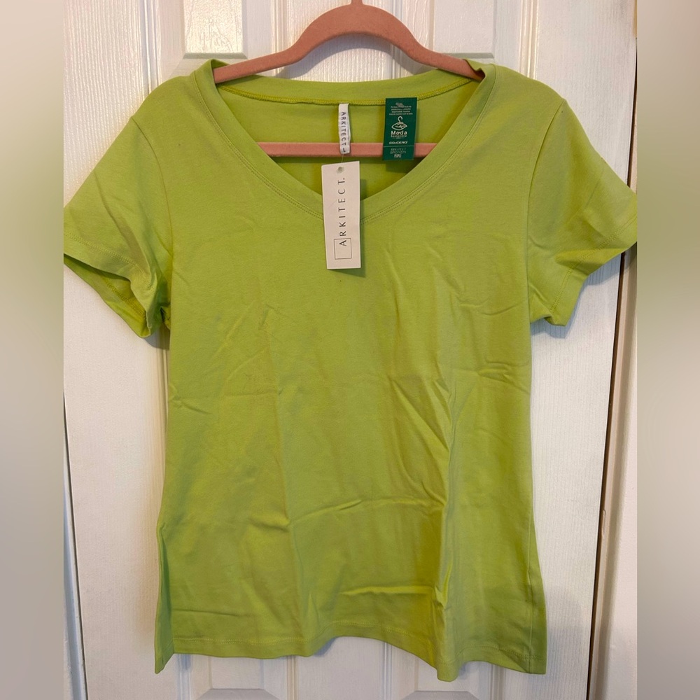NWT Green V-neck